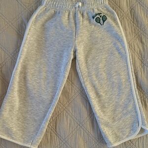 Zara Gray Kids Sweatpants with Tennis Design